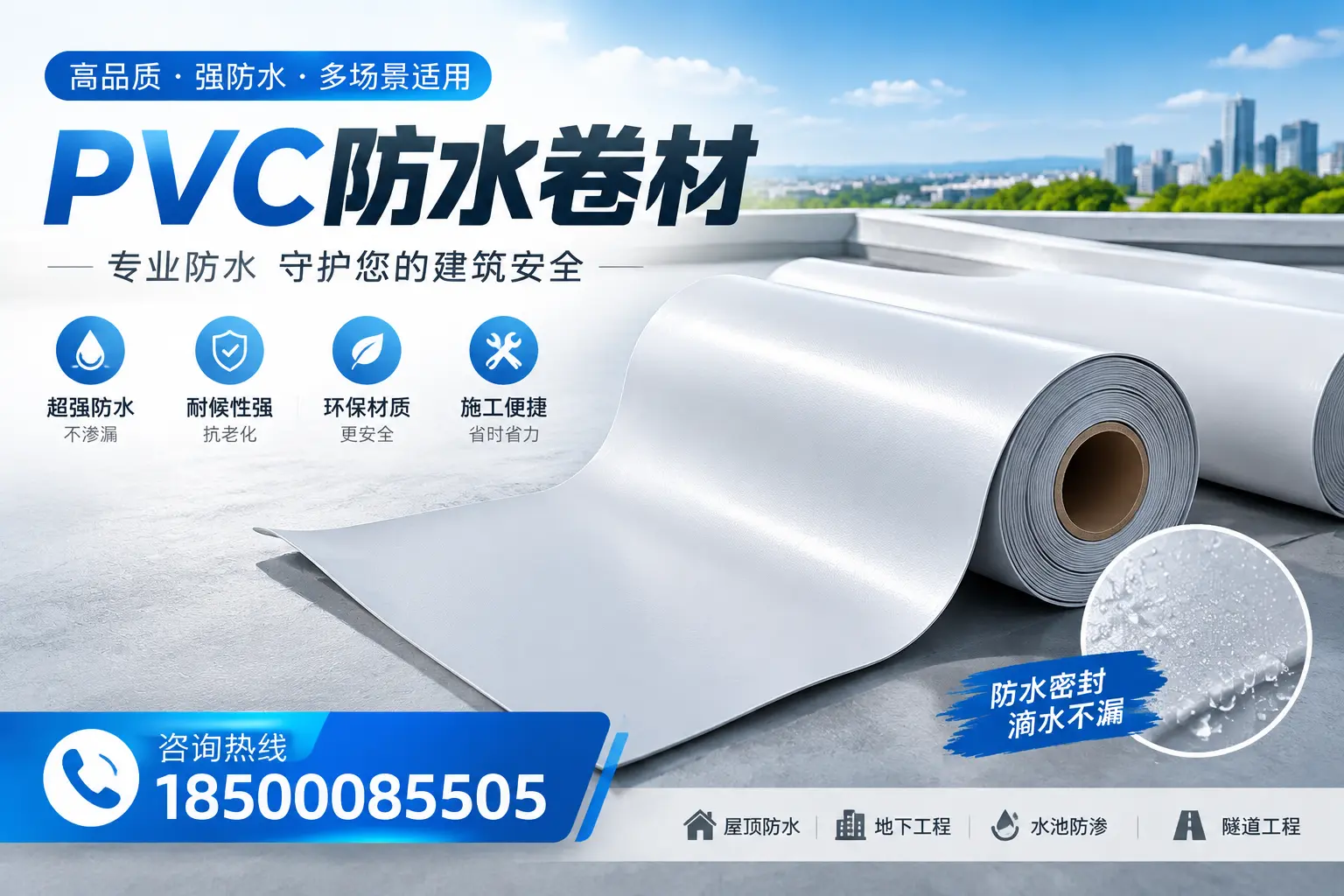 PVC防水卷材的市场竞争分析，泰安品牌选择参考